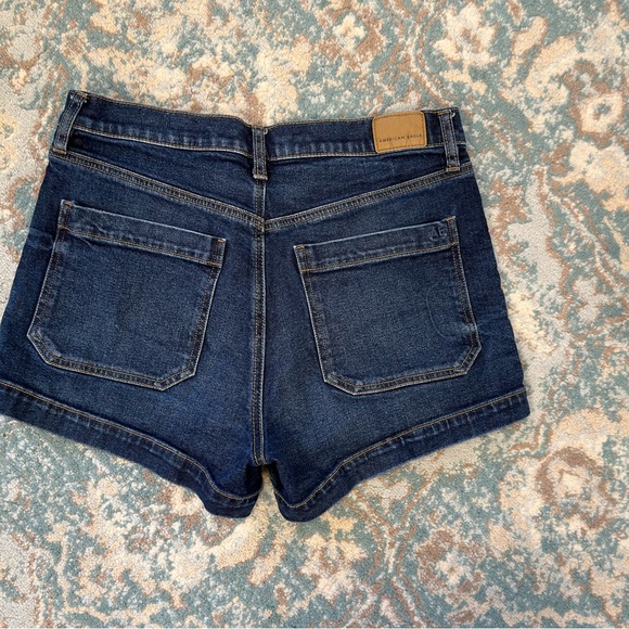 American Eagle AE Strigid Super High-Waisted Relaxed Denim Short - Picture 8 of 10